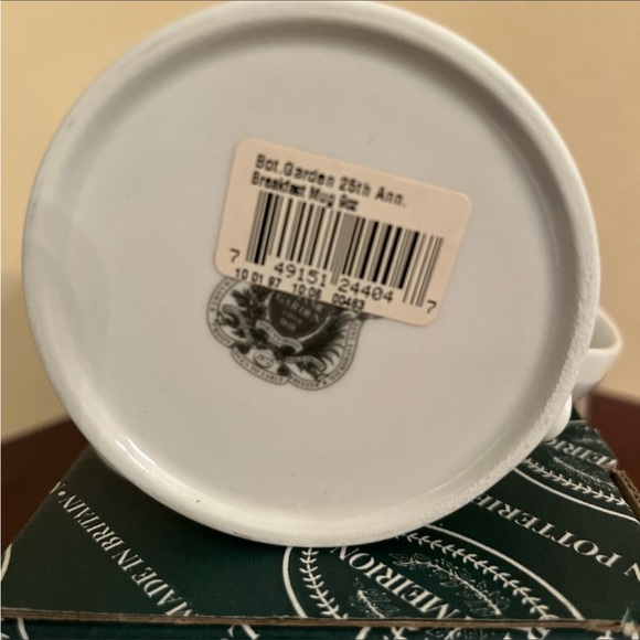 609. NWT VINTAGE PORTMEIRION BOTANIC GARDEN 1997 RHODODENDRON MUG - Picture 5 of 6